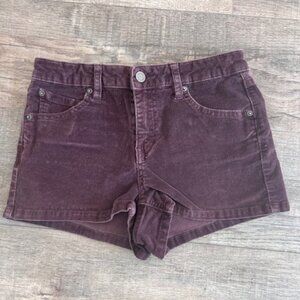 Volcom Corduroy Shorts – Plum / Mauve – Size 3 (26)